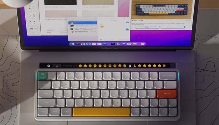 NuPhy Air60 V2 White（Cowberry） Amazon.com: nuphy Air60 V2 Portable Wireless Keyboard 60